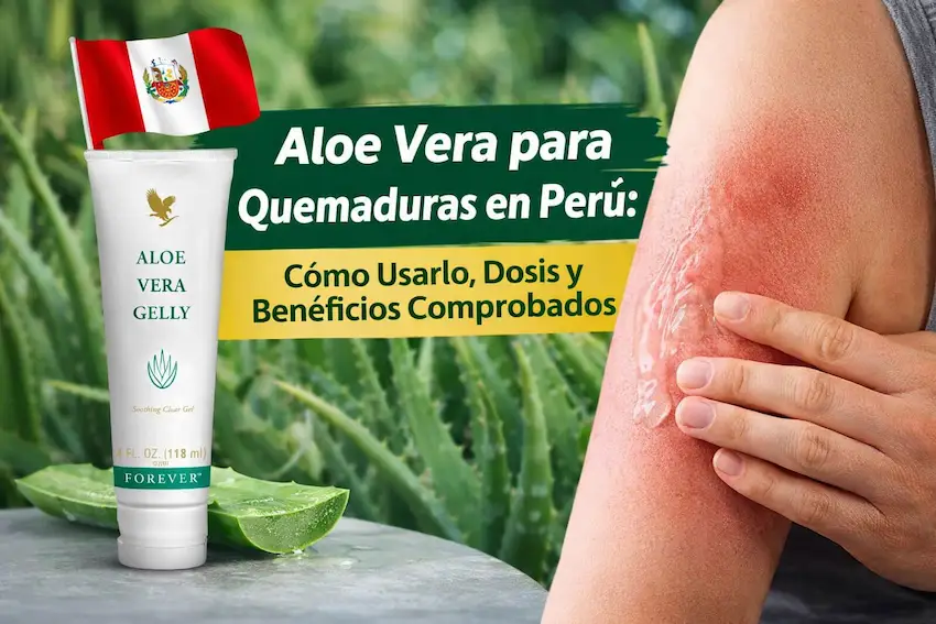 Aloe vera para quemaduras en Peru